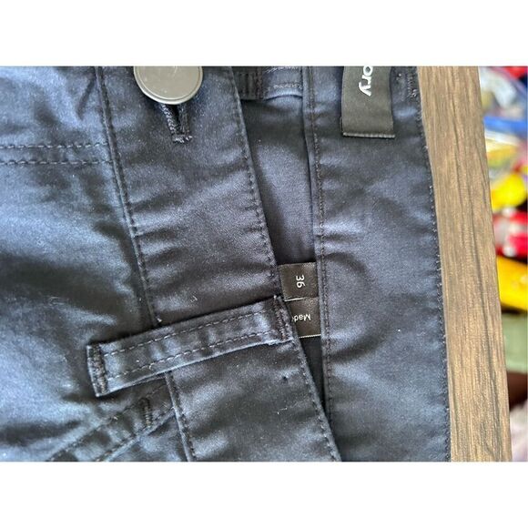 Theory Classic Solid Dark Blue Cotton Blend Straight Leg Chino Pants Size 36 - Picture 10 of 11